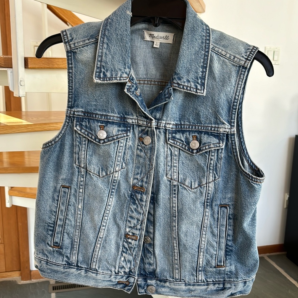 Madewell denim vest